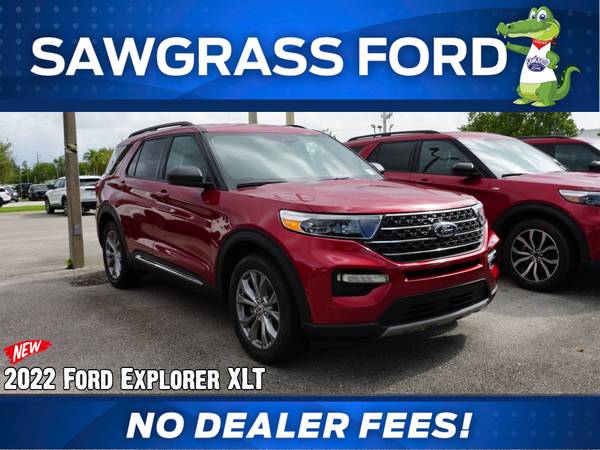 Photo NEW 2022 Ford Explorer XLT - Stock  86625 Financing available - $46,539 (954-851-9084)