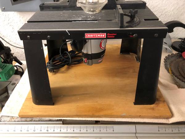 Photo Router Table and Router $80
