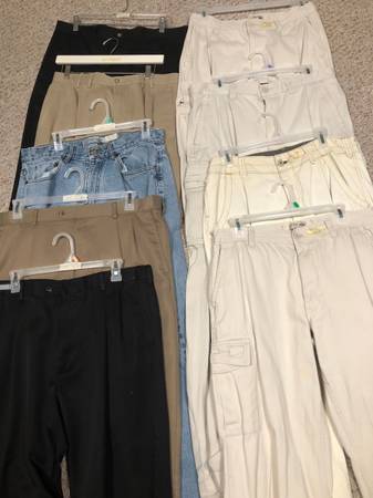 Photo Mens 34 X 34 Pants, L and XL Shirts Dress and Casual $5