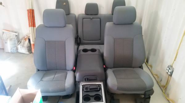 Photo seats and central console for F-250 $700