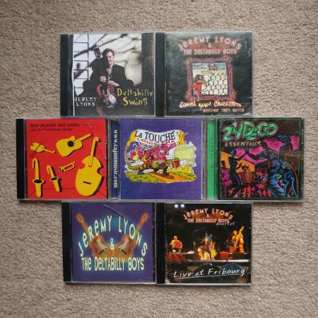 Photo 7 Assorted New Orleans Jazz, Blues, Zydeco CDs Discs, Lightly Used $3