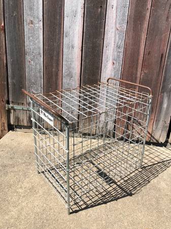 Photo HUGE Wire Cage Basket- MacGregor with Top $50