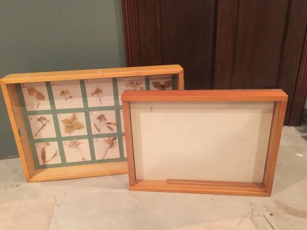 Vintage Shadow boxes- Well built $25
