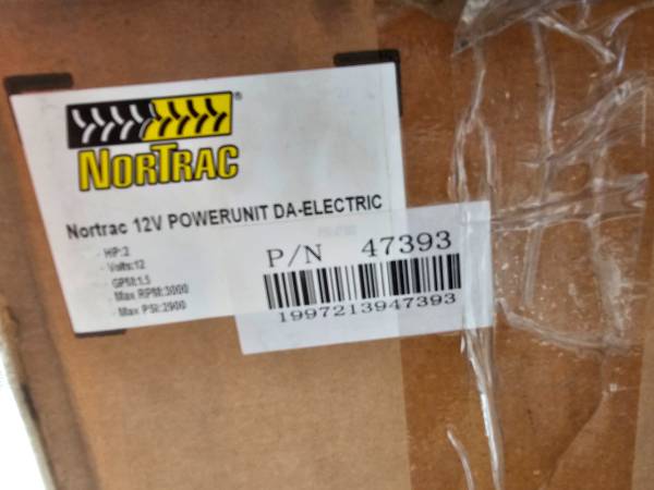 Electric Power Unit 12v Nortrac $250