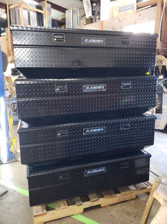 Photo Full size Truck In-Bed Aluminum Chest Toolboxes 56 and 60 New $400