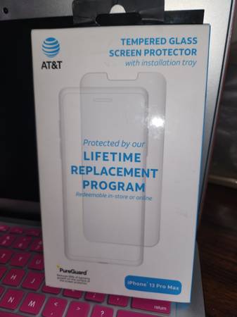 Photo I have iphone 13 pro max screen protector $35
