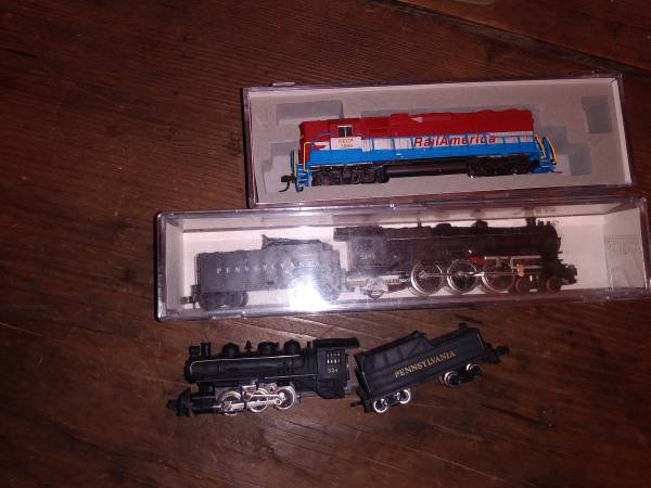 Photo N Scale Trains and parts. Will seperate or all for $200