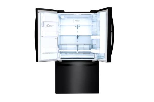 36 Inch French Door Smart Refrigerator with 27.7 Cu. Ft. Wi Fi LG Fridge New $800