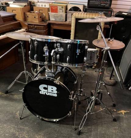 Photo CB Drum Kit with Zildjian Cymbals $350