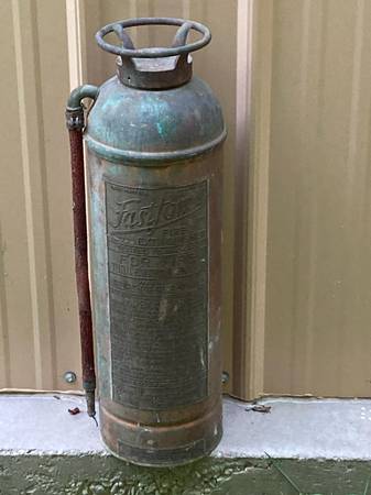 Photo Fastfome Copper Fire Extinguisher $95