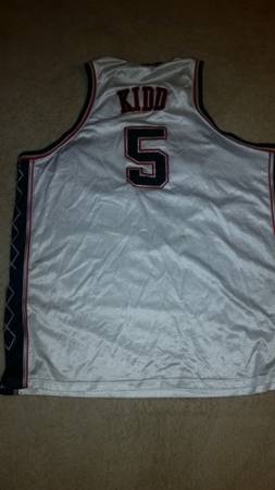 Photo New Jersey Nets Jason Kidd NBA Jersey Mens Sz 54 $50