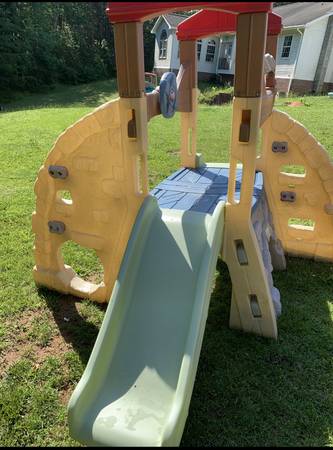 Photo Step 2 Playset W Slide And Rock Wall playground $300