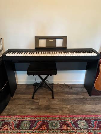 Photo YAMAHA P71 88-Key Weighted Action Digital Piano with Sustain Pedal $675