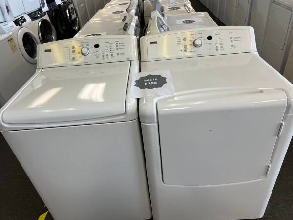 Photo kenmore elite washer  dryer set $395