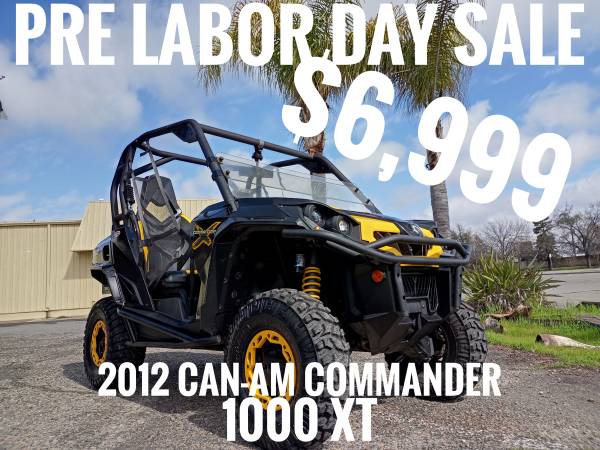 Photo 2012 Can-Am Commander 1000 XT $6,999 $6,999