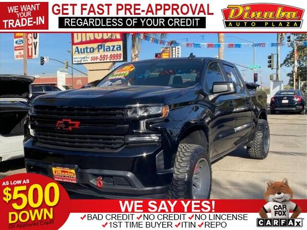 Photo 2020 Chevrolet Chevy SILVERADO 1500 CREW CAB LT PICKUP 4D 5 34 FT (- as low as $500 Down oac -Bad Credit OK)