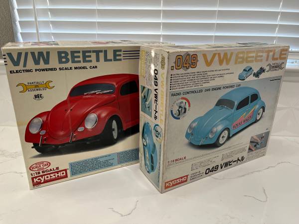 Photo 2 NIB Vintage Kyosho Street Beetles, Nitro And Electric $700