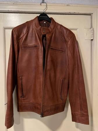 Photo Cafe Racer Leather Jacket $60