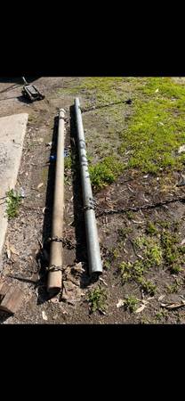 Photo Drag pipe For vineyard Galvanized will not rust 10 foot 95 foot