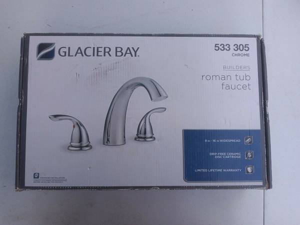 Photo NEW Glacier Bay Roman Tub Faucet Chrome $90