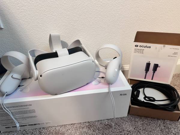 Photo Oculus Quest 2  16 Foot Link Wire Cable $330
