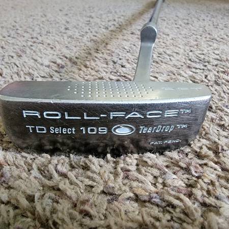 Photo Tear Drop Roll Face TD Select 109 Putter 34 $10