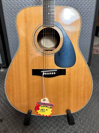 Photo Yamaha FG430A Acoustic Guitar Natural $180