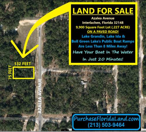 Photo 9,900 Square Foot Lot (.227 Acre) On a PAVED ROAD $4,500