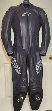 Photo Alpinestar Stella Womens Black Leather Motorcycle Suit, Used Size 12 $500
