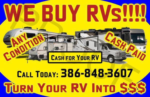 Photo We buy RVs for cash any condition $1,000,000