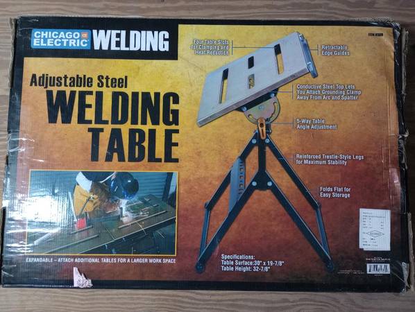 Photo Welding Table (new) $70