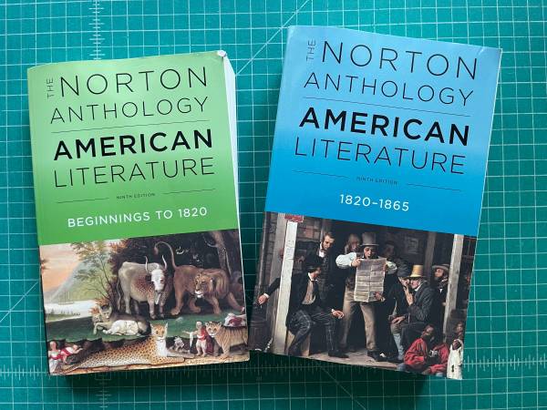 Photo Norton Anthology - American Lit $20