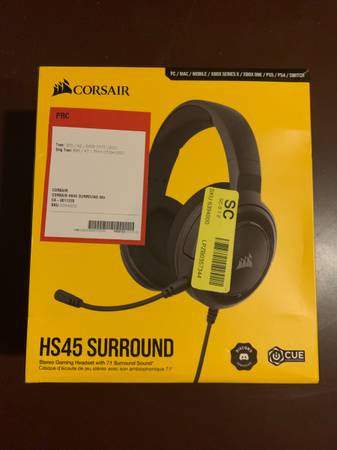 Photo Corsair HS45 Surround Wired Stereo Gaming Headset - $25 (Exit 15)