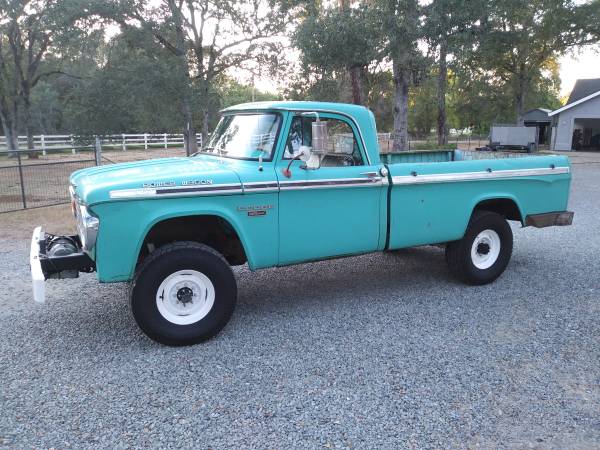 1966 Dodge W200 Power Wagon - $16500 (Auburn) | Cars & Trucks For Sale ...