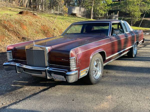 Photo 1978 Lincoln Continental Town Coupe - $3,200 (Placerville)