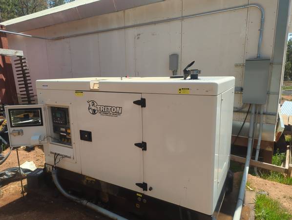 Photo 27Kw Triton diesel generator $8,000