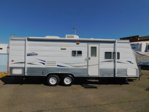 Photo THOR WANDERER 24 BUNKHOUSE TRAVEL TRAILER W SLIDEOUT AND POP OUT $8,700