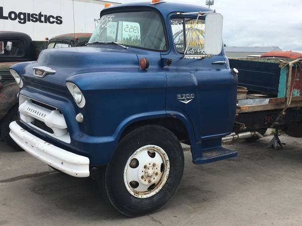 1956,56 SNUB. NOSE Chevrolet, Chevy Cab Over, COE 8000