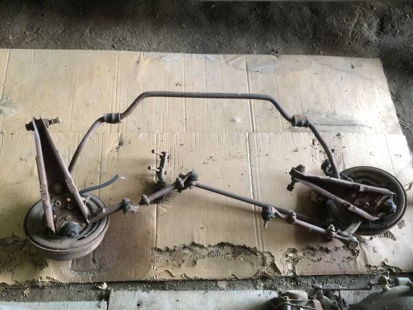 Photo Free - 1963 Ford Falcon Front Suspension Assembly.