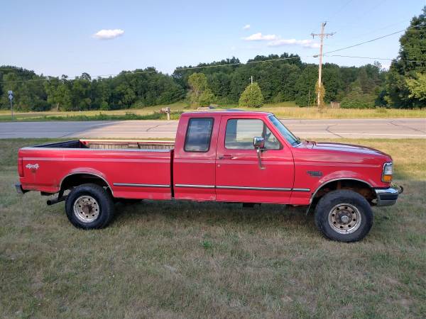 Photo 1996 Ford F250 4x4 7.3 powerstroke diesel long bed AT - $4,900 (Hastings)