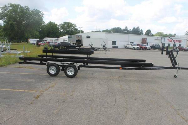 Photo 2023 Wolverine pontoon trailers bunk and tri toon styles starting at $2,992