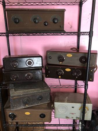 Photo Antique Radio Collection -Atwater Kent Receiving Sets- Tube Models $395
