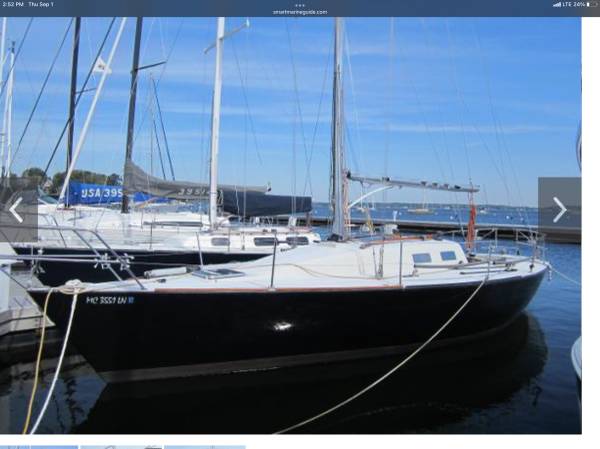 Photo Nelson Marek Morgan 36-5 racing sailboat $8,000