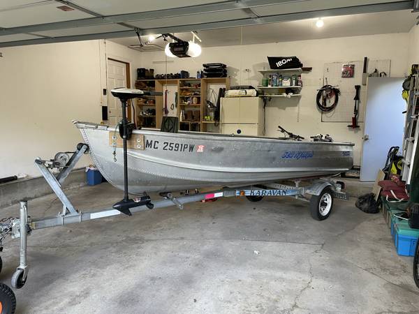 Photo Sea Nymph 14R Aluminum Fishing Boat w3 motors $1,750