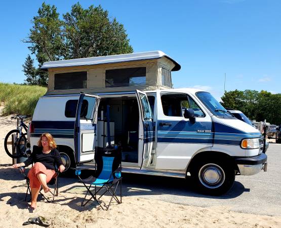 Sportsmobile camper van🚐 94 Dodge B350 Ram Van Poptop ⛺ 58K miles ...