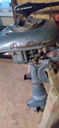 Photo 2 boat motors for parts  repair $50