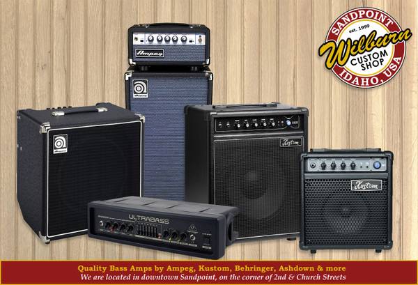 Photo Brand new BASS AMPS from a variety of manufacturers