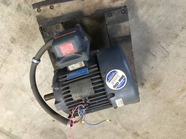 Photo 3 HP 3 Phase Marathon Motor $100