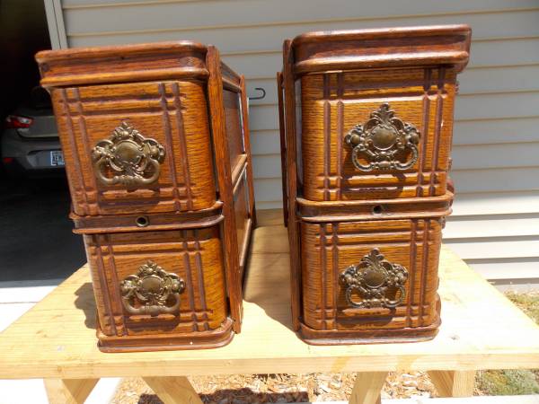 Photo 4 Drawers  Frames from 1897 Singer Sewing Machine Cabinet $60