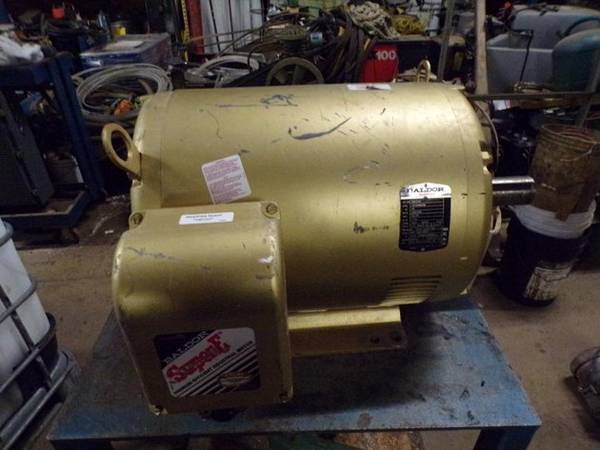 Photo Baldor Super E 40 HP Motor- 400 Pounds- Tested and Works $700